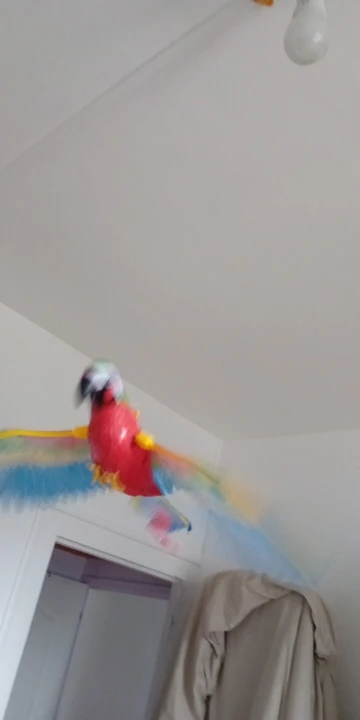 Simulation Bird Interactive Cat Toys Electric Hanging Eagle Flying Bird Cat Teasering Play Cat Stick Scratch Rope Pet Toys photo review