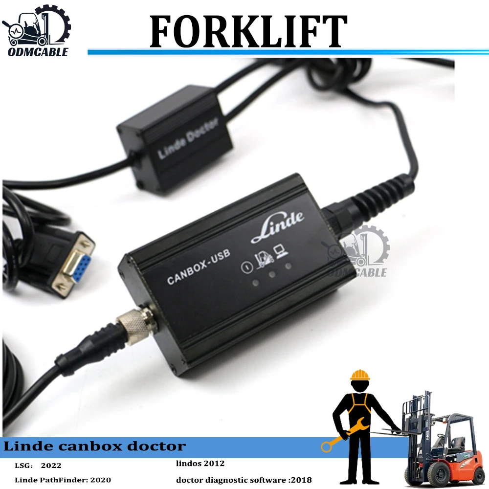 

FOR LINDE CANBOX USB DOCTOR FORKLIFT TRUCK DIAGNOSTIC CABLE LINDE PATHFINDER DIAGNOSIS INTERFACE TOOL