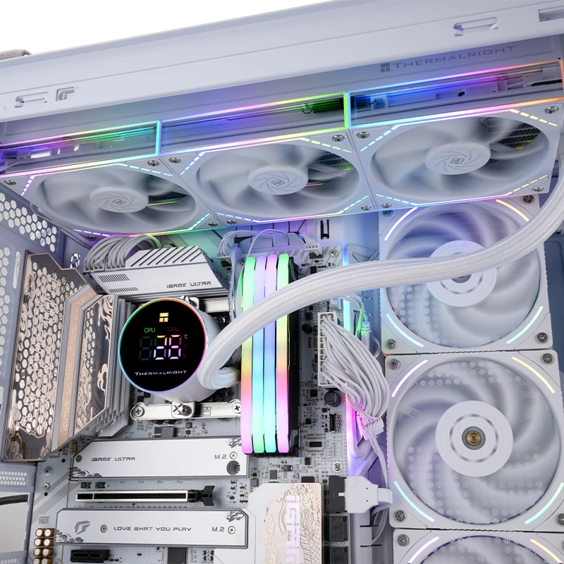 THERMALRIGHT FROZEN MAGIC DIGITAL ARGB V2 Integrated Digital Display Water Cooling Radiator, Wireless Splicing Fan LGA1851 AM5 - Image 6