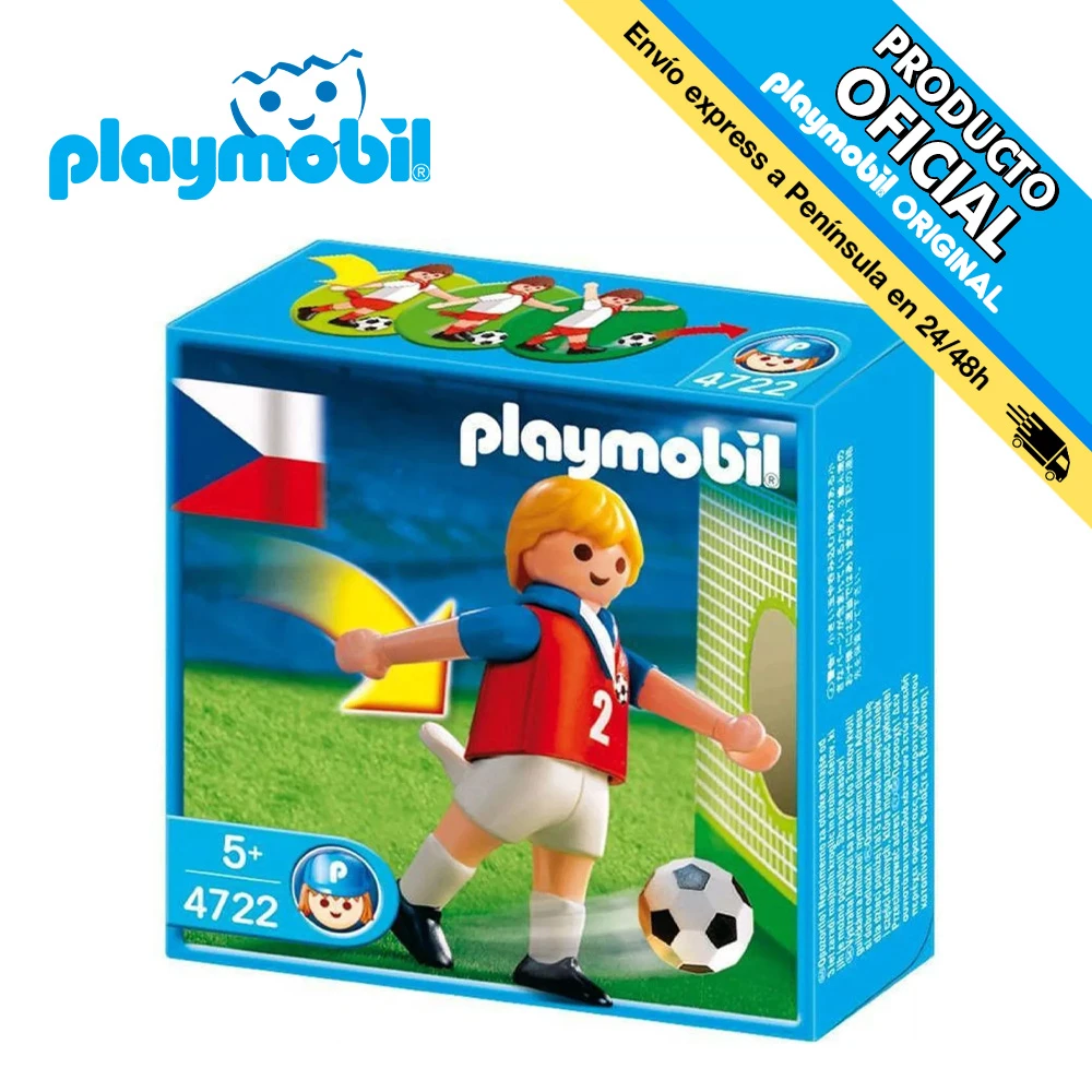 Playmobil 4722 Football Player Czech Rep, Original, Clicks, Gift, Boy,  Girl, Toy - Action Figures - AliExpress