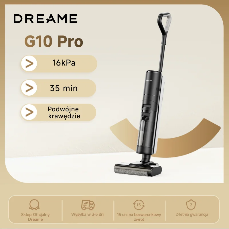 Dreame G10 Pro Odkurzacz mokro-suchy z Polski za $142.98 / ~525zł