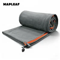 MAPLEAF sac de couchage polaire ultraléger, doublure d'hiver, couverture de Camping chaude, tente par temps froid, drap de voyage 1