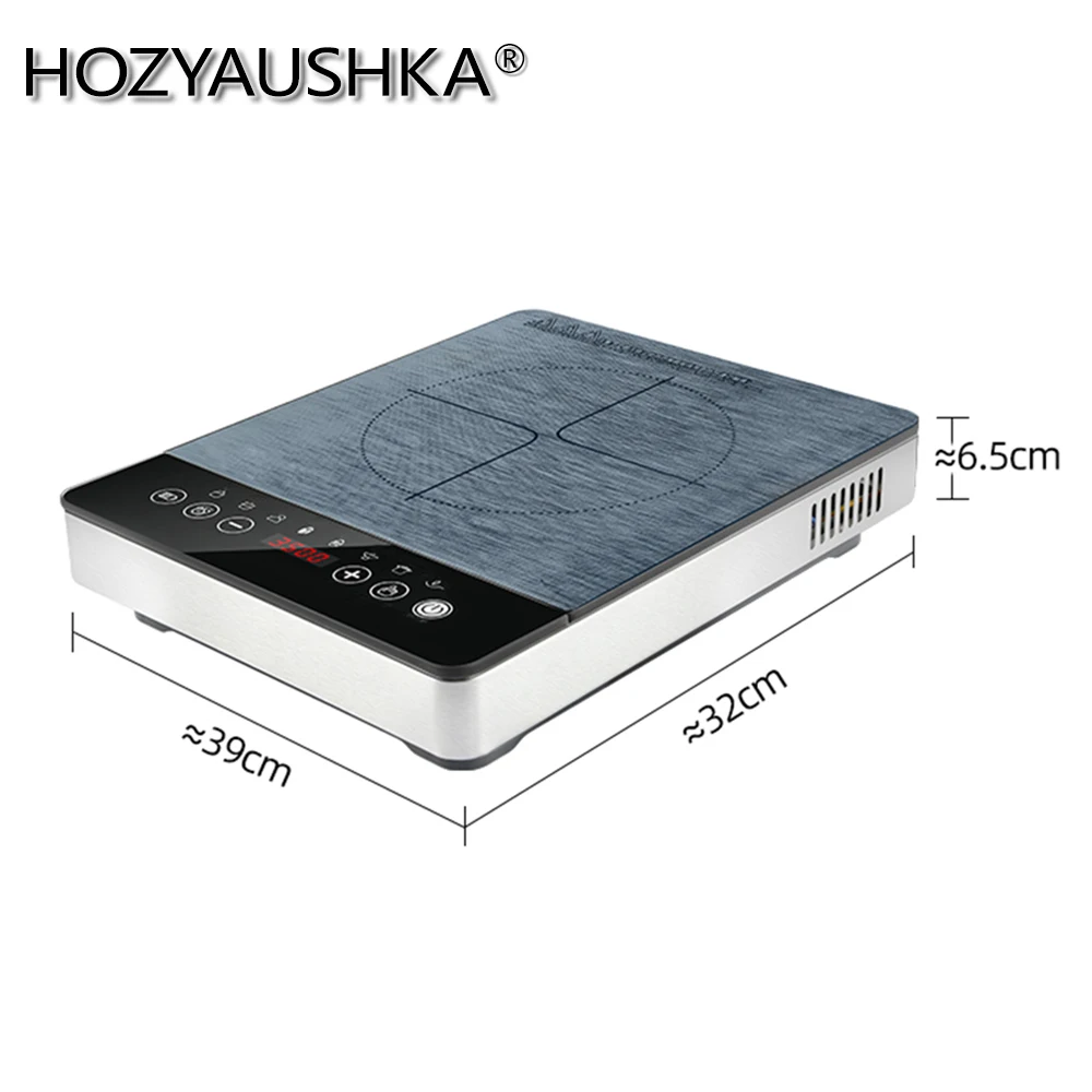 3500W / 3000W / 2500W 220V High Power Induction Cooker Stainless Steel Frame 8 Functions Double Layer Concentrated Coil Induction Cooker