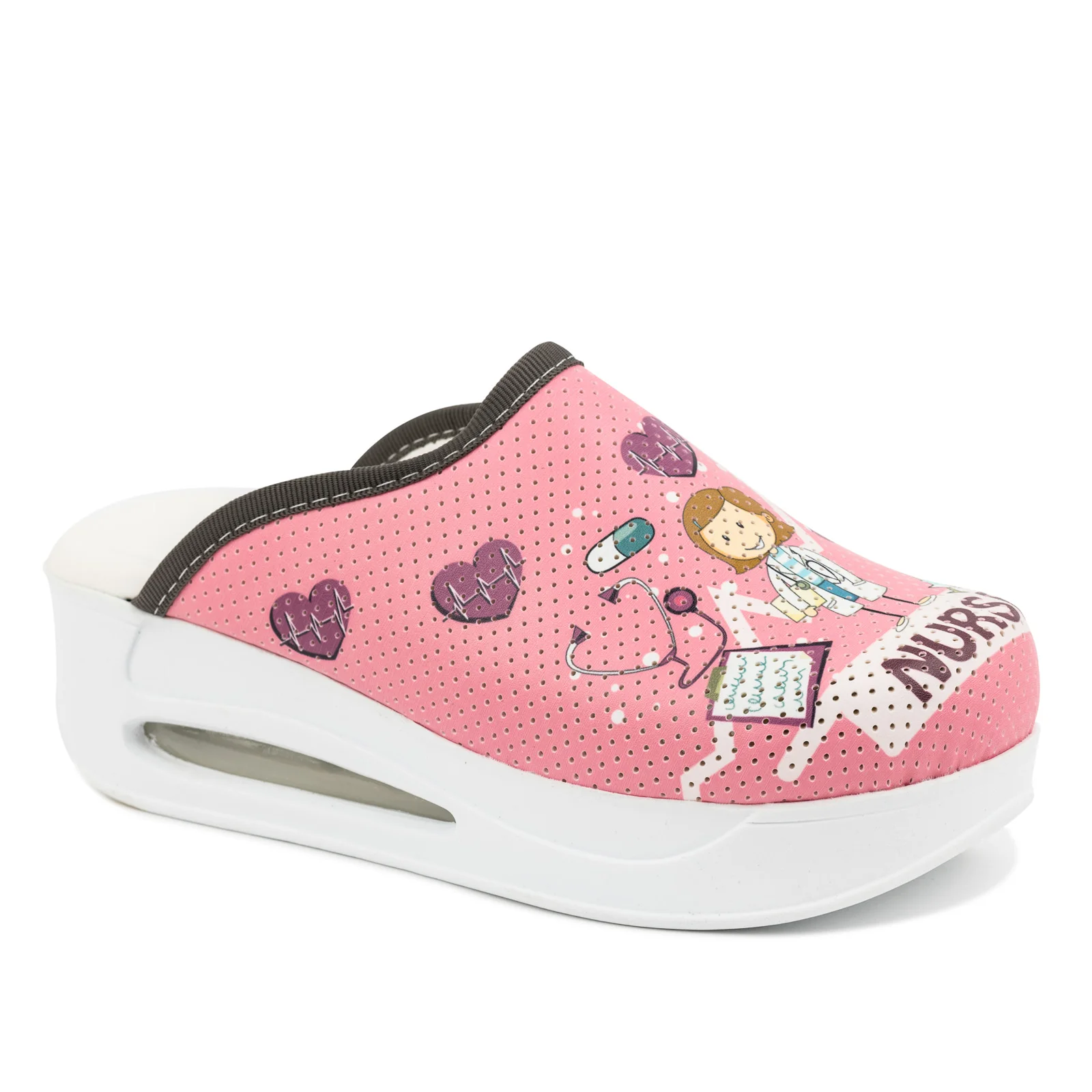 2024 Trending nurse clogs Medical Shoes  nursing Women Orthopedic Sabo Doctor Leather Platform Chef Orthopedic Comfort  Slippers