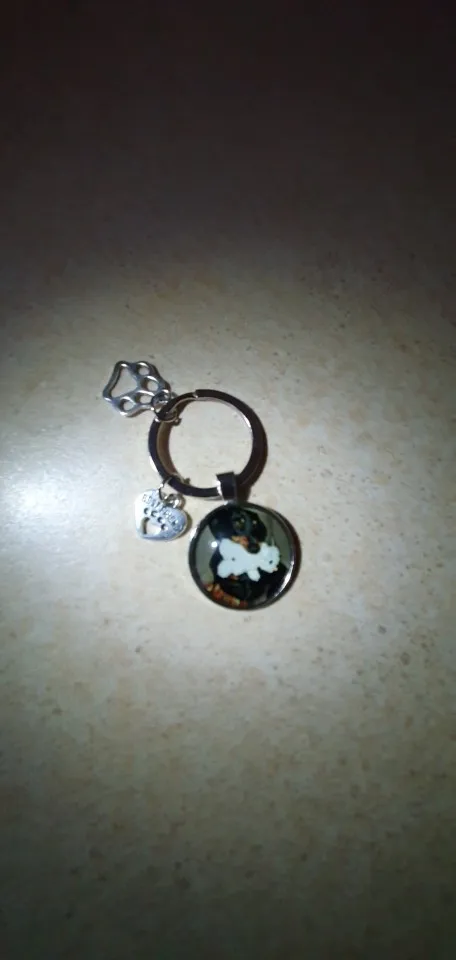 Custom Pet Photo Key Ring