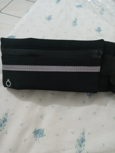 Pochete Esportiva cintura Preta porta celular garrafa utensílios para Corrida Preta photo review