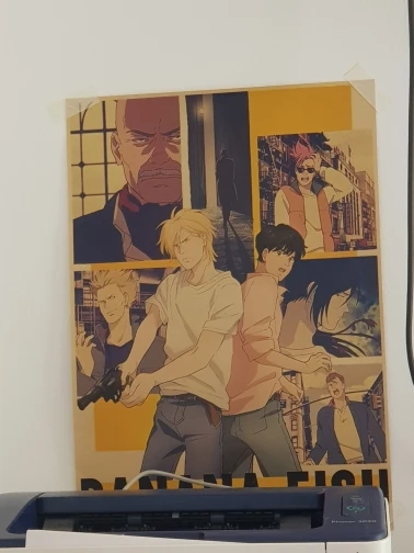 Japanese Anime Banana Fish Retro Posters Art Movie