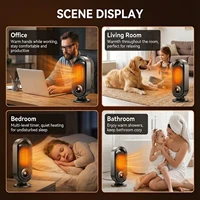 Podofo 1000 Вт портативный тепловентилятор мини электрический обогреватель комнатный обогреватель домашний офис настольные обогреватели теплее машина для зимы — изображение 2