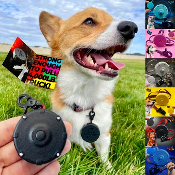 Safe & Easy Lightweight Heavy-Duty Wearable Mini Clip-On Adjustable Power Leash! Off-Leash Dog Walking Hiking Training & Travel 2