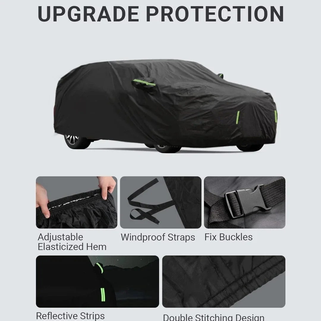 Telo Copriauto da Esterno Sostituzione per Mini Cooper 3 Porte 2000-2022, Telo Auto Invernale Copertura Auto Impermeabile e Traspirante