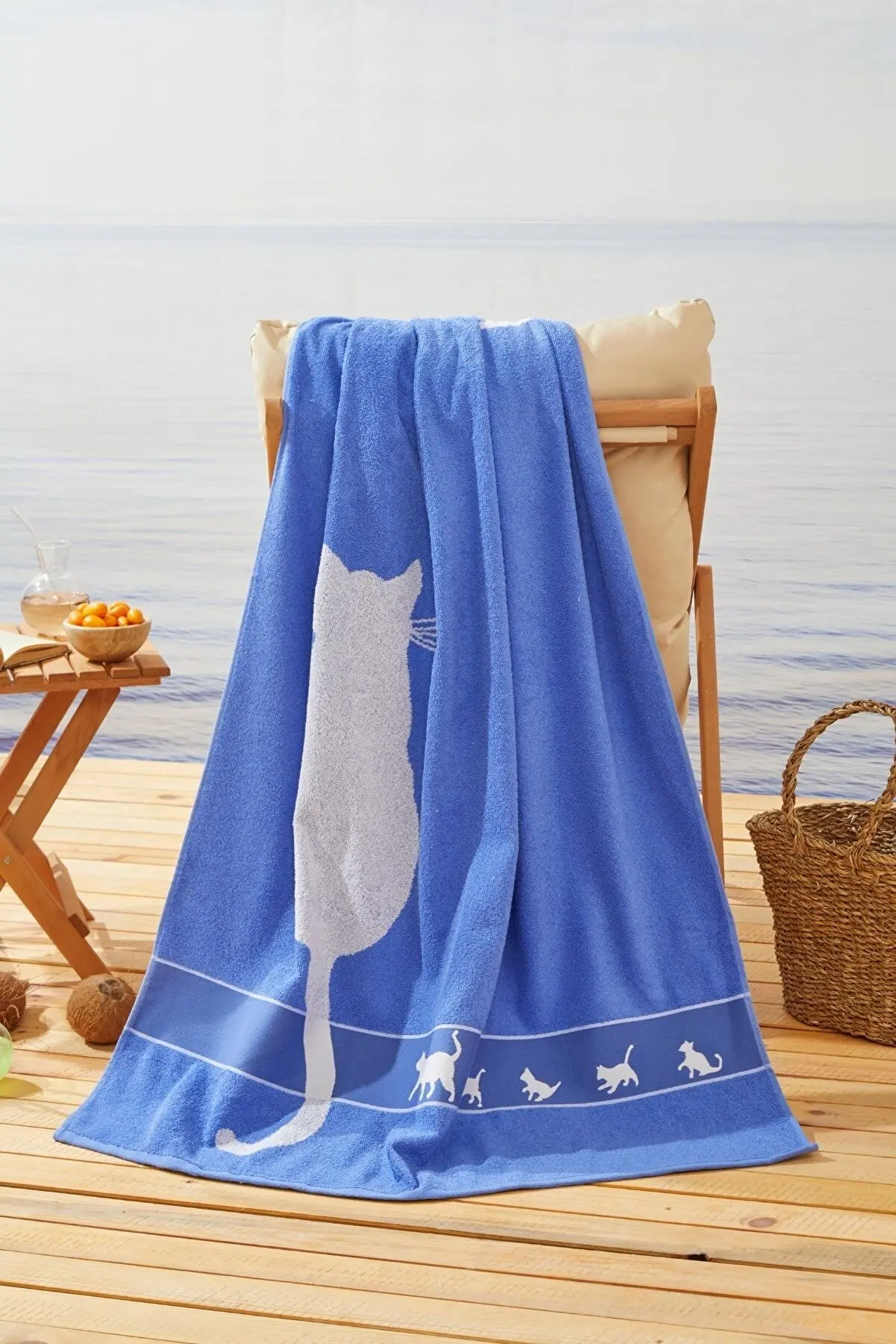 

Bath Towel 100% Cotton Cat Pattern 100x150 Men Women Bath Towel Set Quick Dry Thicken Soft Bath Towels Absorbent