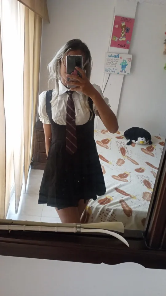 Japanese cute suspender skirt suit YV43359 main image 0