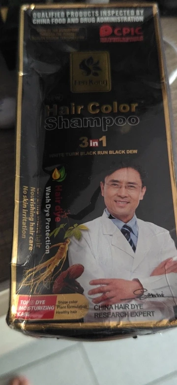 Hailicare® 500ml Permanent Hair Color Shampoo Exclusive Organic Hair Dye photo review