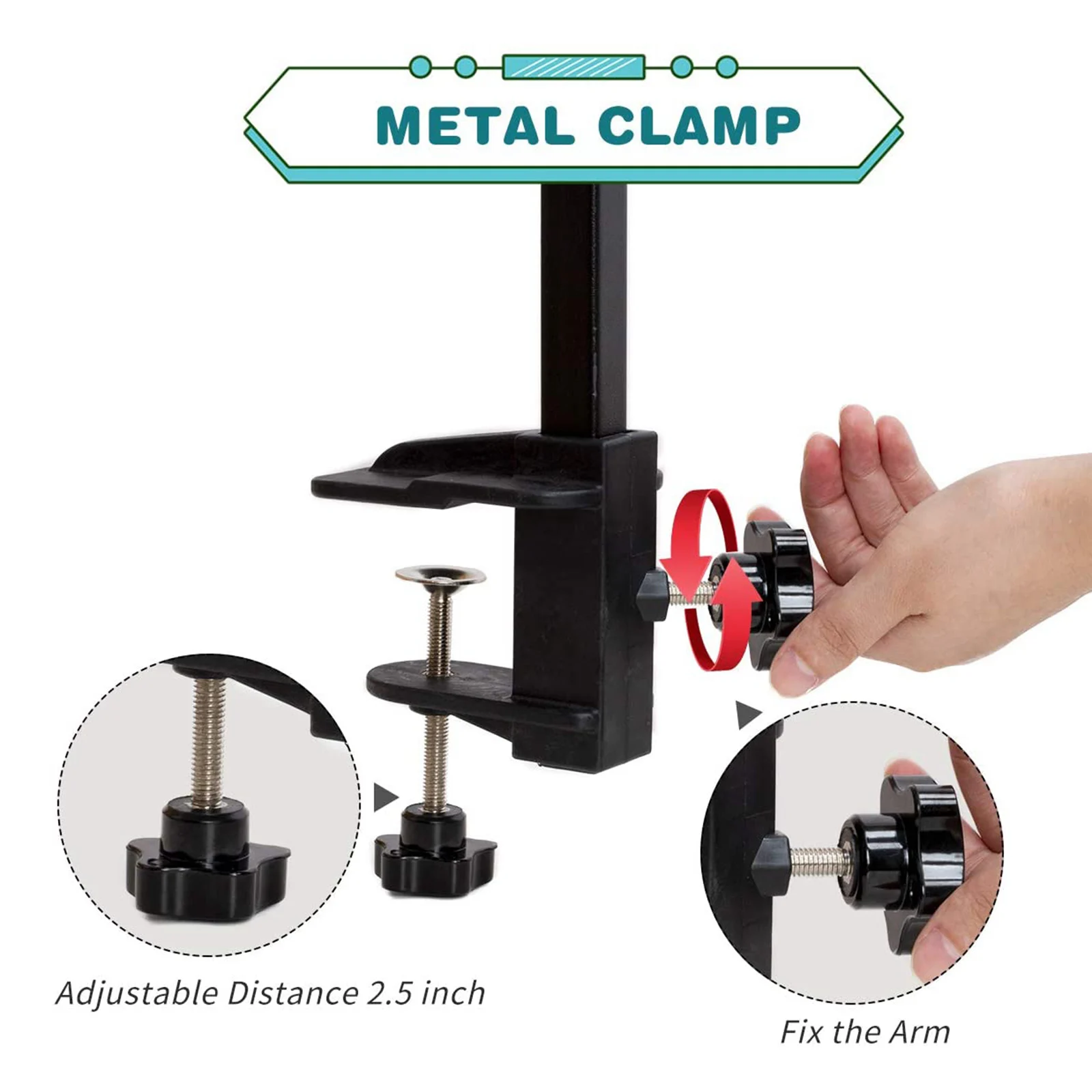 Portable Pet Dog Grooming Table Arm w/Clamp Height Adjustable