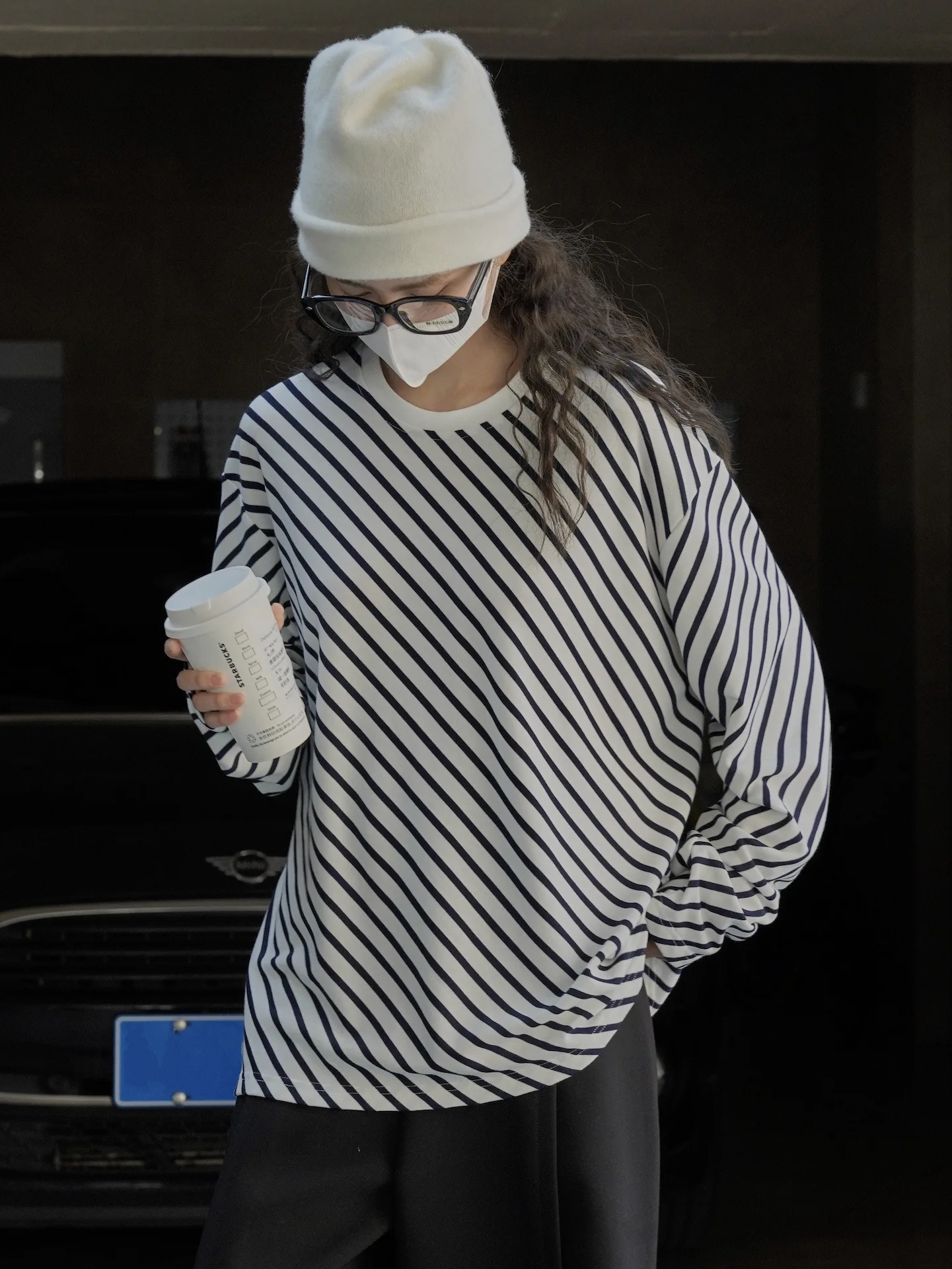 

new woman striped long sleeves