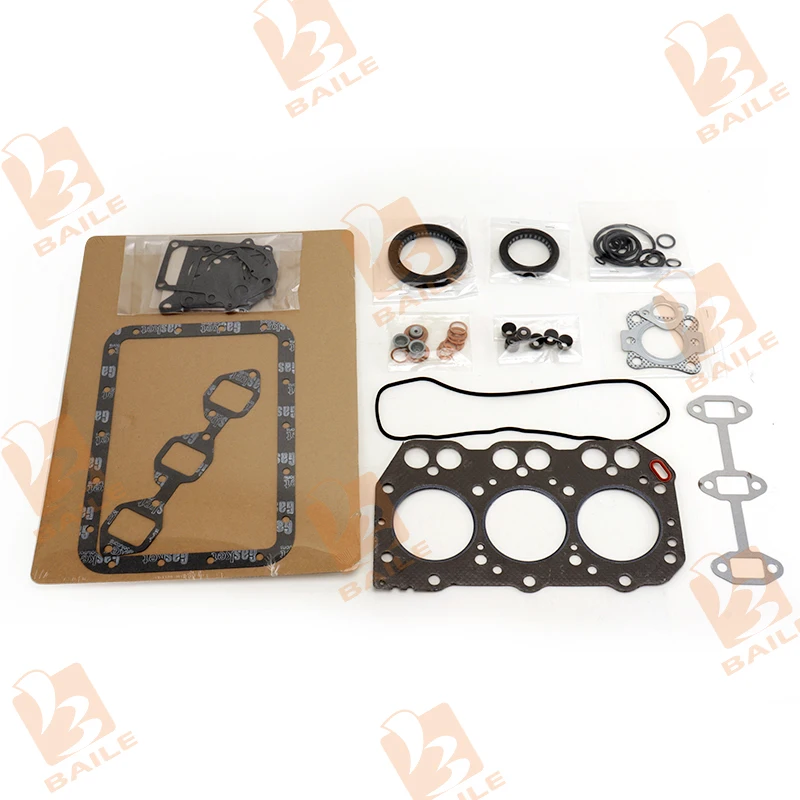 For Yanmar 3TNA68 Full Gasket Set Kit Engine With Cylinder Head Gasket