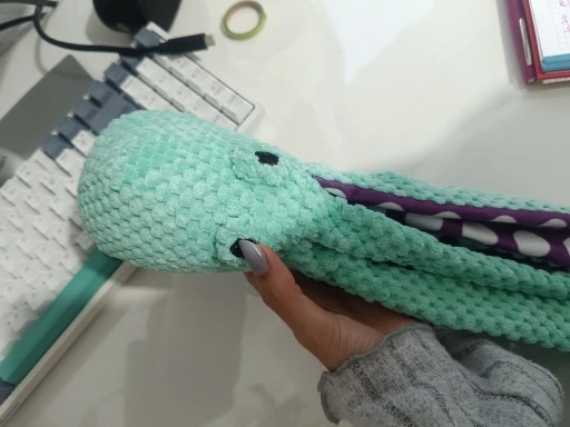 Perro mascota peluche pulpo juguete interactivo sonido anti-demolición hogar perro grande y pequeño aburrimiento compañero juguete photo review