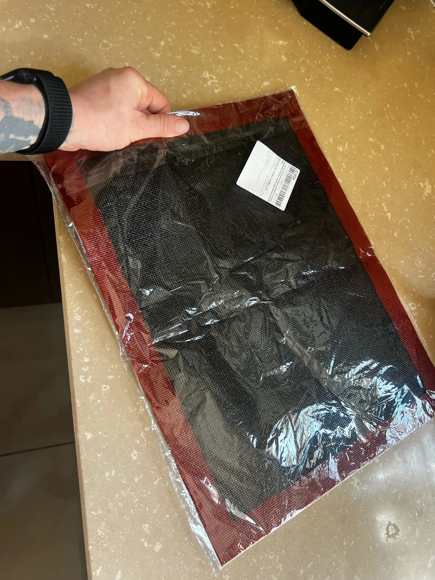 30X40cm Silicone Grill Mat Baking Tray Breathable Cookie Bread Mat Oven Microwave High Temperature Baking Kitchen Tools photo review