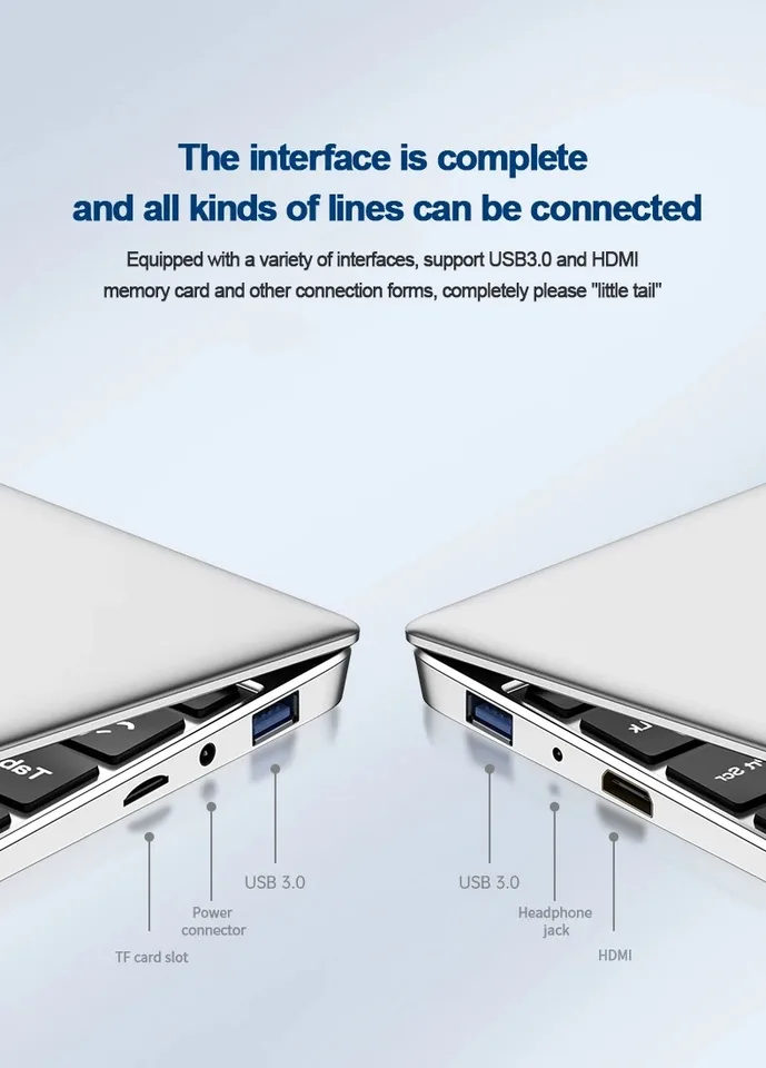 2025 New Laptop Computer Windows 11 Intel Atom x7 A3950 Notebook