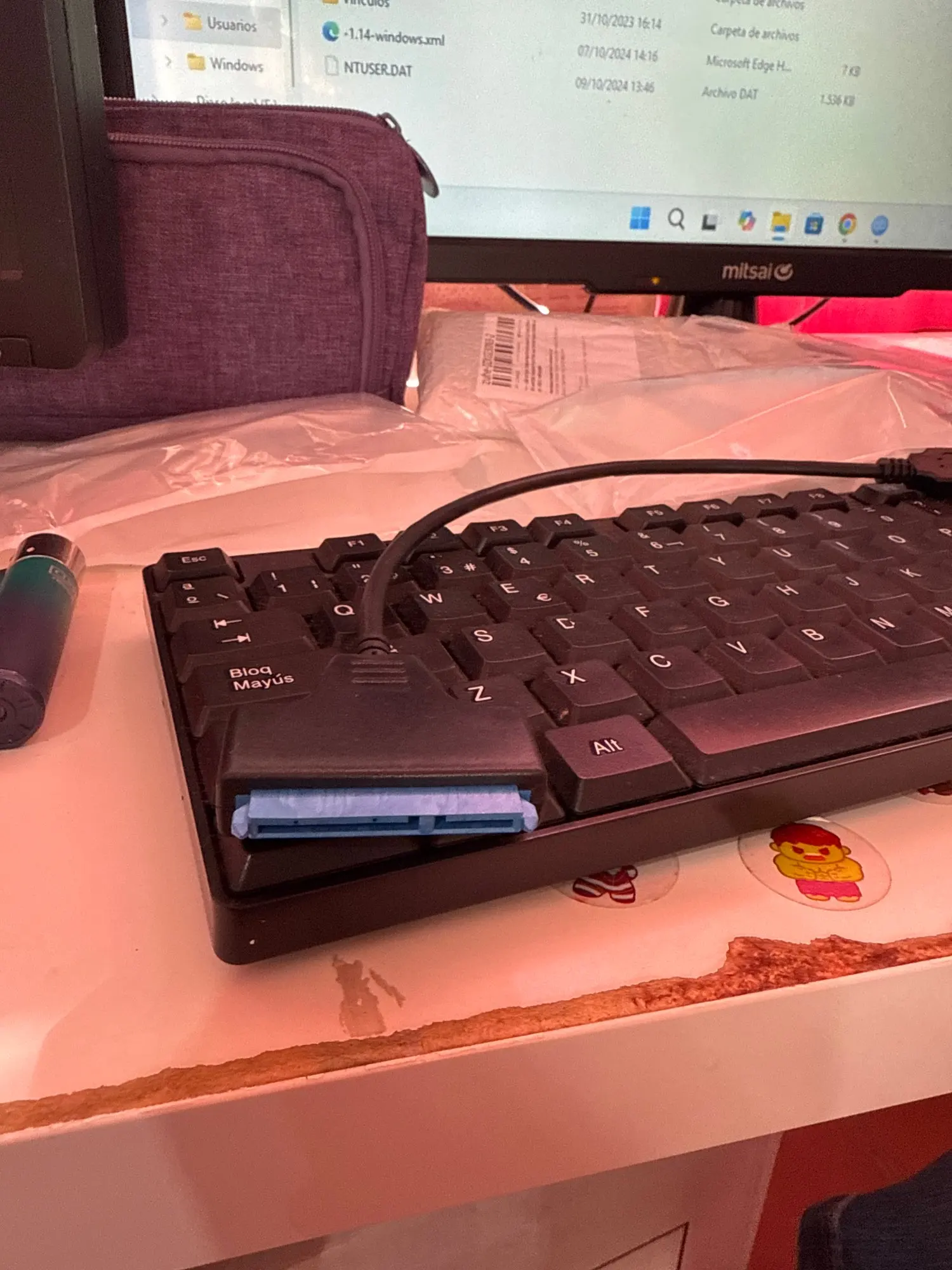 Cable SATA a USB 3,0/2,0 de hasta 6 Gbps para disco duro externo HDD SSD de 2,5 pulgadas, adaptador de 22 Pines, Cable USB 3,0 a SATA III photo review