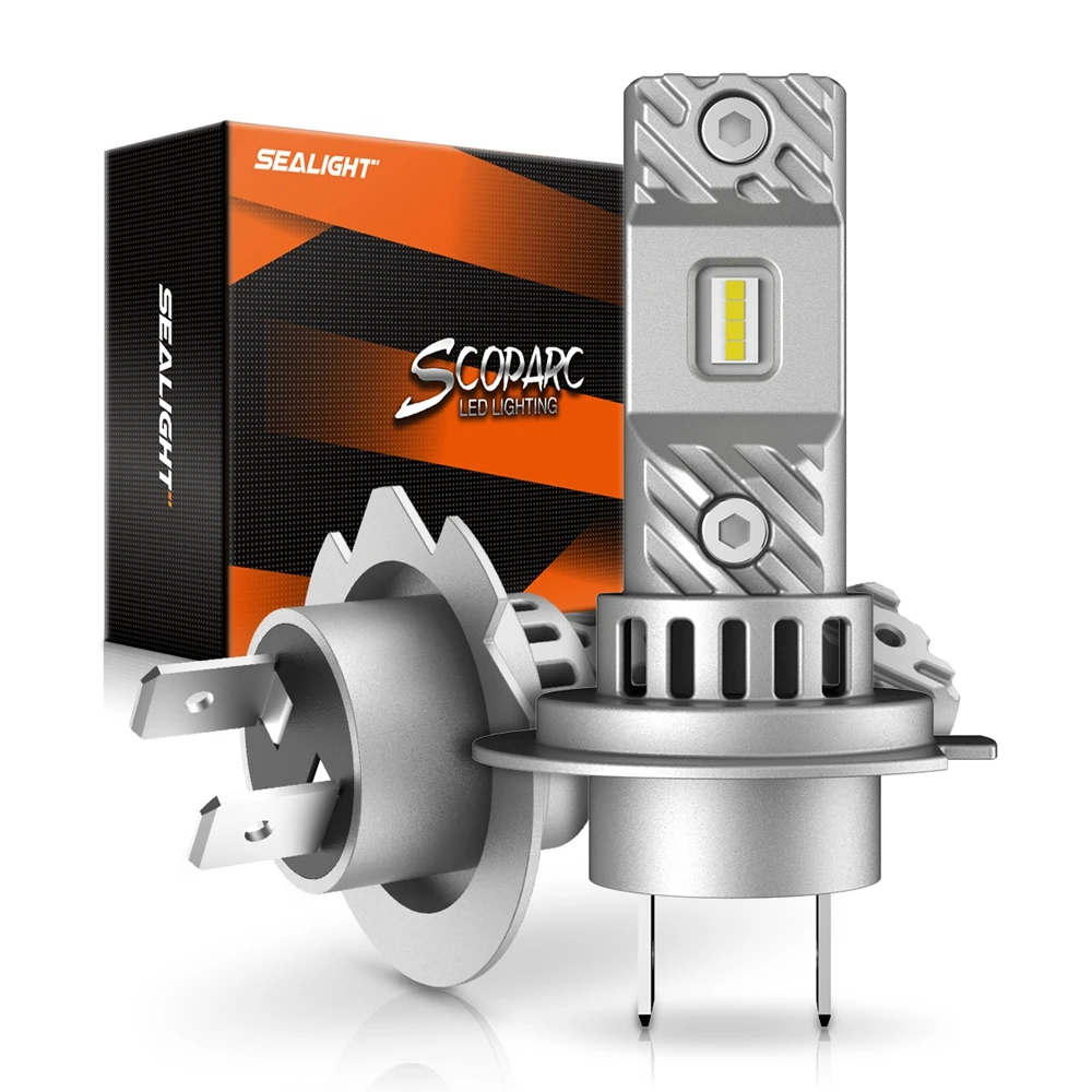 SEALIGHT H7 LED Lights 13000LM 50W H7 Headlight Bulbs for Car Brighter ...