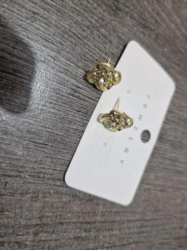 Light Luxury Zircon Stud Earrings photo review