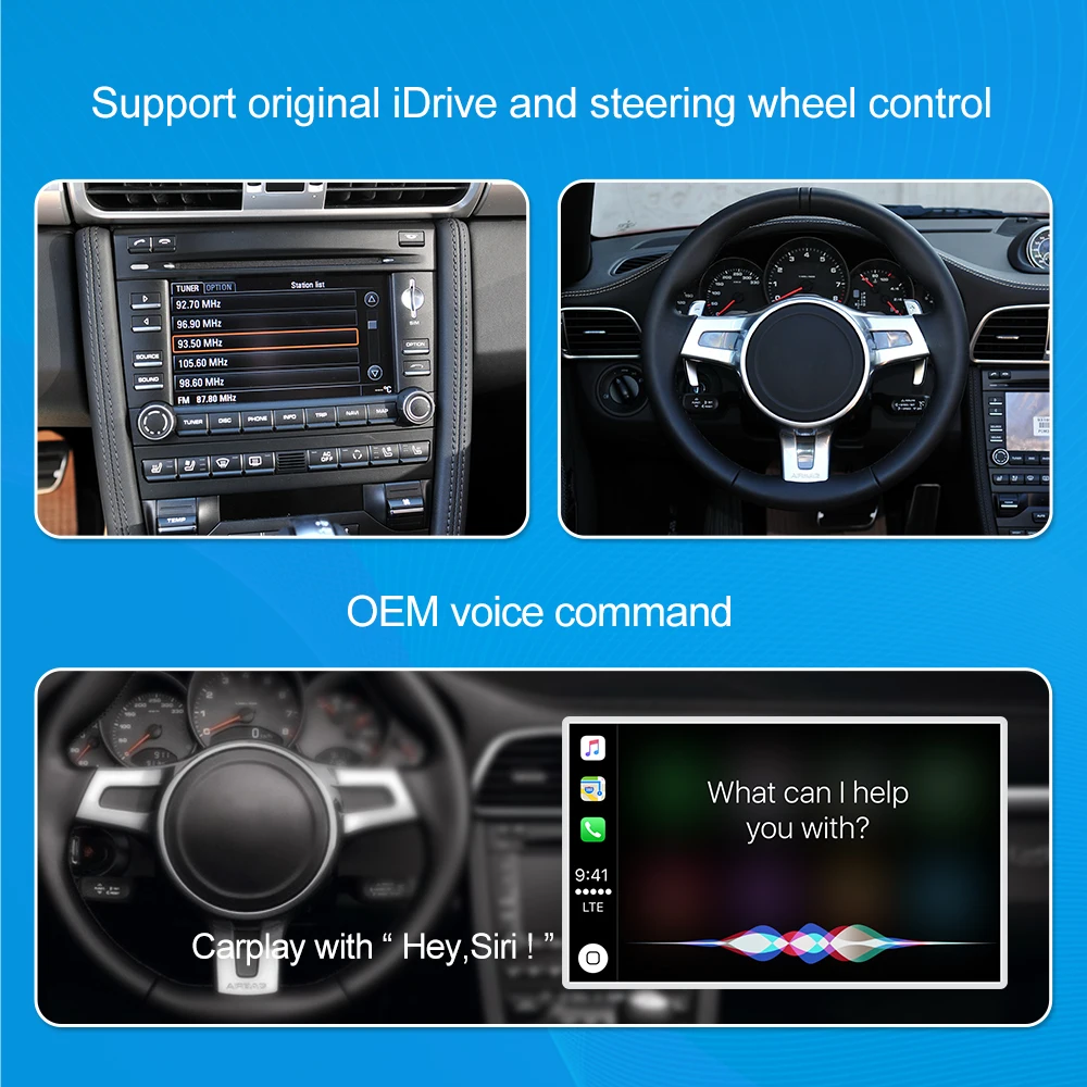 EBILAEN  Carplay  ڽ  ī̿ ĭ ڽ 911 OEM 7ġ PCM 3.0 ȵ̵  ̷ ũ