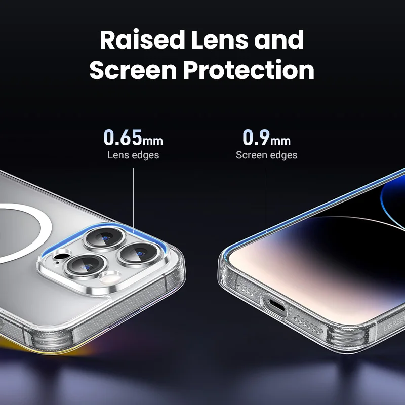 UGREEN Magnetic Case for iPhone 16 15 14 13 Pro Max Case Shockproof Cover for iPhone 16 Pro Max 15 Plus 16pro Macsafe TPU Cases 4