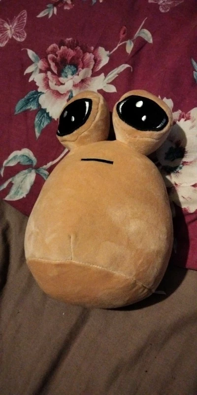 Hot Game My Pet Alien Pou Plush Toy Furdiburb Emotion Alien Plush Stuffed  Animal Pou Doll - Temu