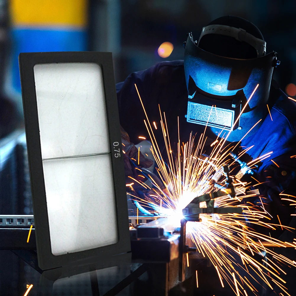 Welding Helmet 0.75-3.0 Diopter Magnifier Lens Glasses Eye-Protecting Goggles Transparent PC Material Tools