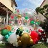 Christmas Inflatable Balloons Bubble House Outdoor 8.2/10FT Commercial Grade PVC Bubble Tent House With Blower For Party Decorat 1