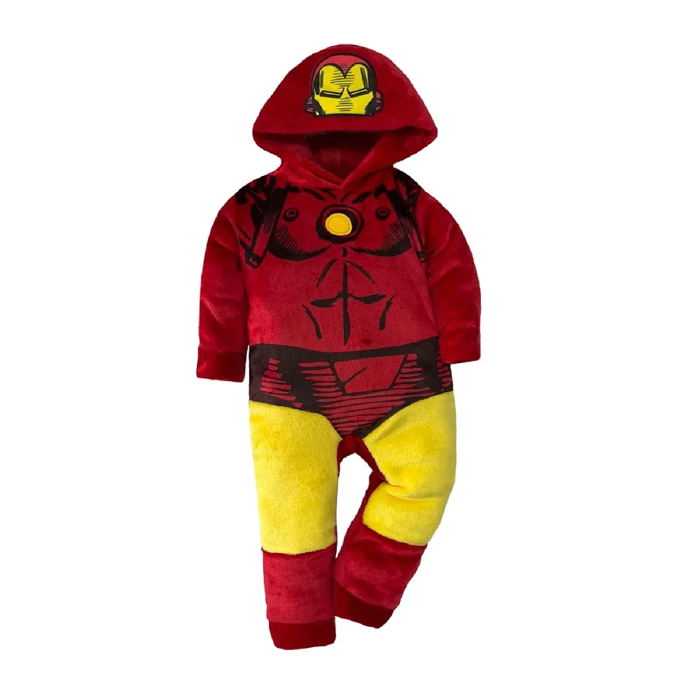 Mameluco con gorro bordado sin pie Marvel Ironman
