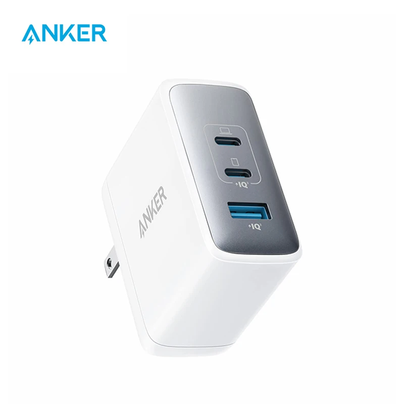 Anker 60w 2-port Usb C Charger, Powerport Pd 2 [gan Tech] Compact Foldable Wall Power Delivery For Macbook - Mobile Phone Chargers - AliExpress
