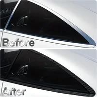 1-20m Carbon Fiber Car 3D Tape Sticker Door Mirror Paste Protector Strip Protection Protective Film Waterproof Adhesive Sedan 5