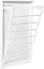 Wall-Mounted Drying Rack, White, Ideal for Laundry or Dish Drying. 2