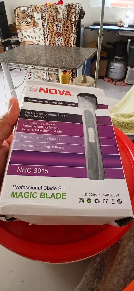 Máquininha De Cortar Cabelo e/ou Barbeador Portátil Aparador Barba 3915 bivolt Recarregável-ENVIO IMEDIATO PARA TODO BRASIL photo review