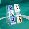 Clear Acrylic Display Stand For Facial Mask Cosmetic Bathroom Rack Skin Care Product Display Storage Rack Multi-Layer Organizer 5