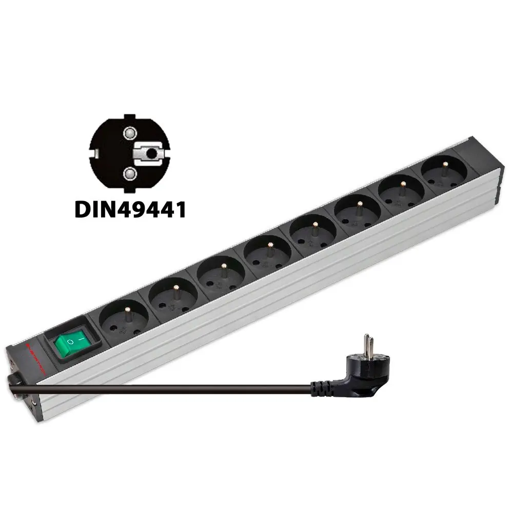 Блок розеток 19" SYSMATRIX PD 0804