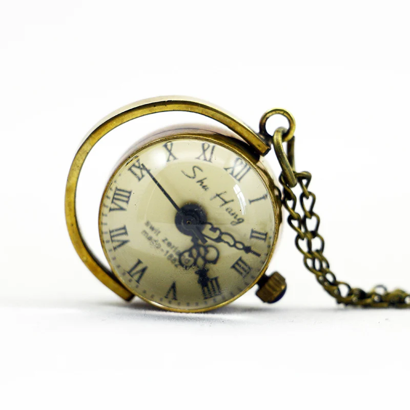 

Steampunk Retro Pocket Watches Mechanical Transparent Glass Necklace Pendant with Chain Clock FOB Watch relogio masculino