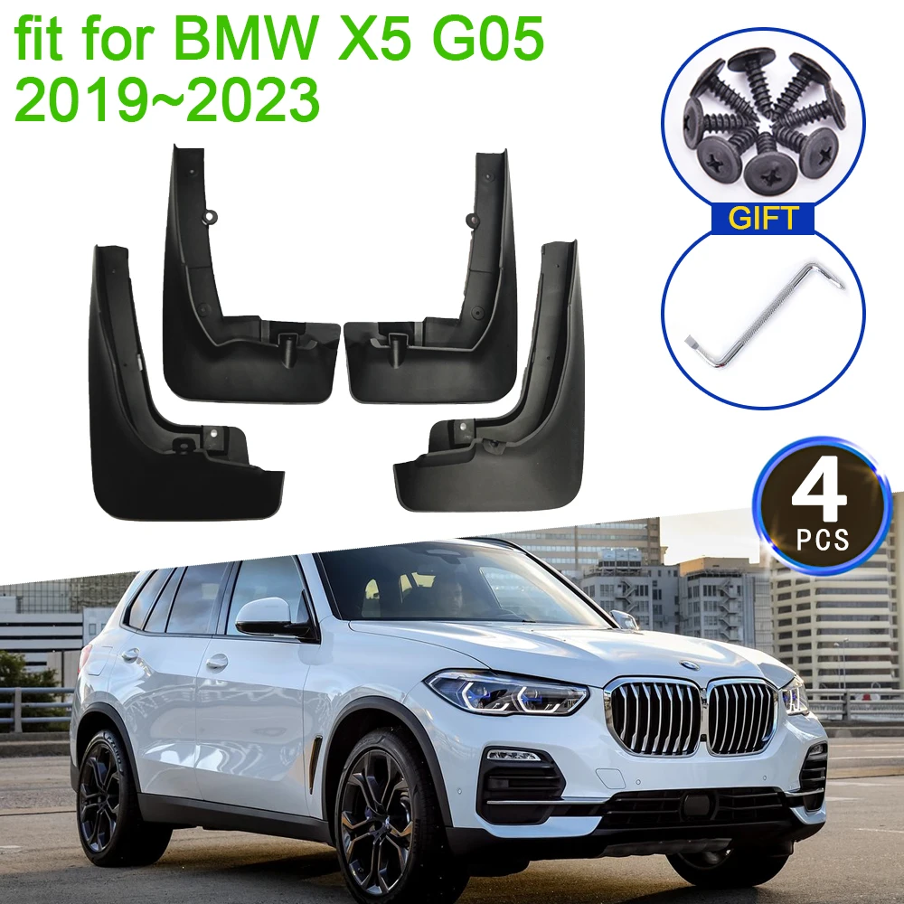 

4x for BMW X5 G05 2019 2020 2021 2022 2023 Mudflap Mudguard Fenders Anti-splash Guards Front Rear Wheels 4Pcs Stying Accessories