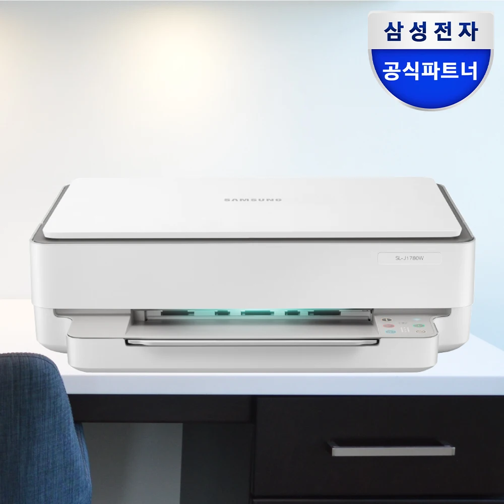 삼성전자 SL-J1780W 컬러 잉크젯 복합기 무선지원 자동양면인쇄 인쇄 복사 스캔