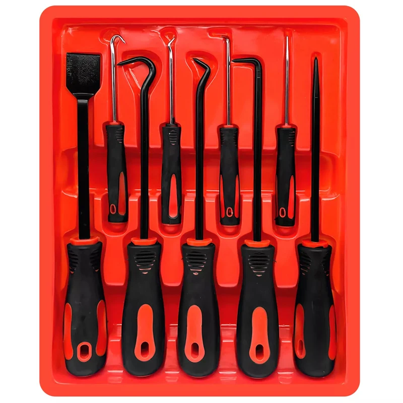 9Pcs Car Auto Vehicle Oil Seal Screwdrivers Set O-Ring Seal Gasket Puller Remover Pick Hooks Tools Sealing Repair Tools: 3 - 5 Days Free Delivery only UK