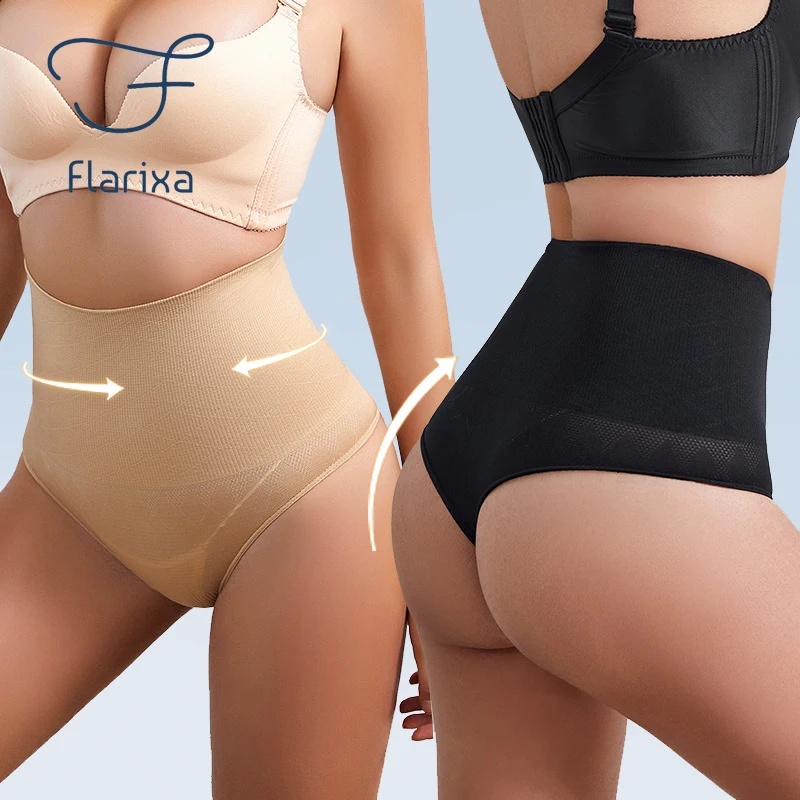 

Трусы женские Flarixa, бесшовные, с высокой талией, формирующие живот