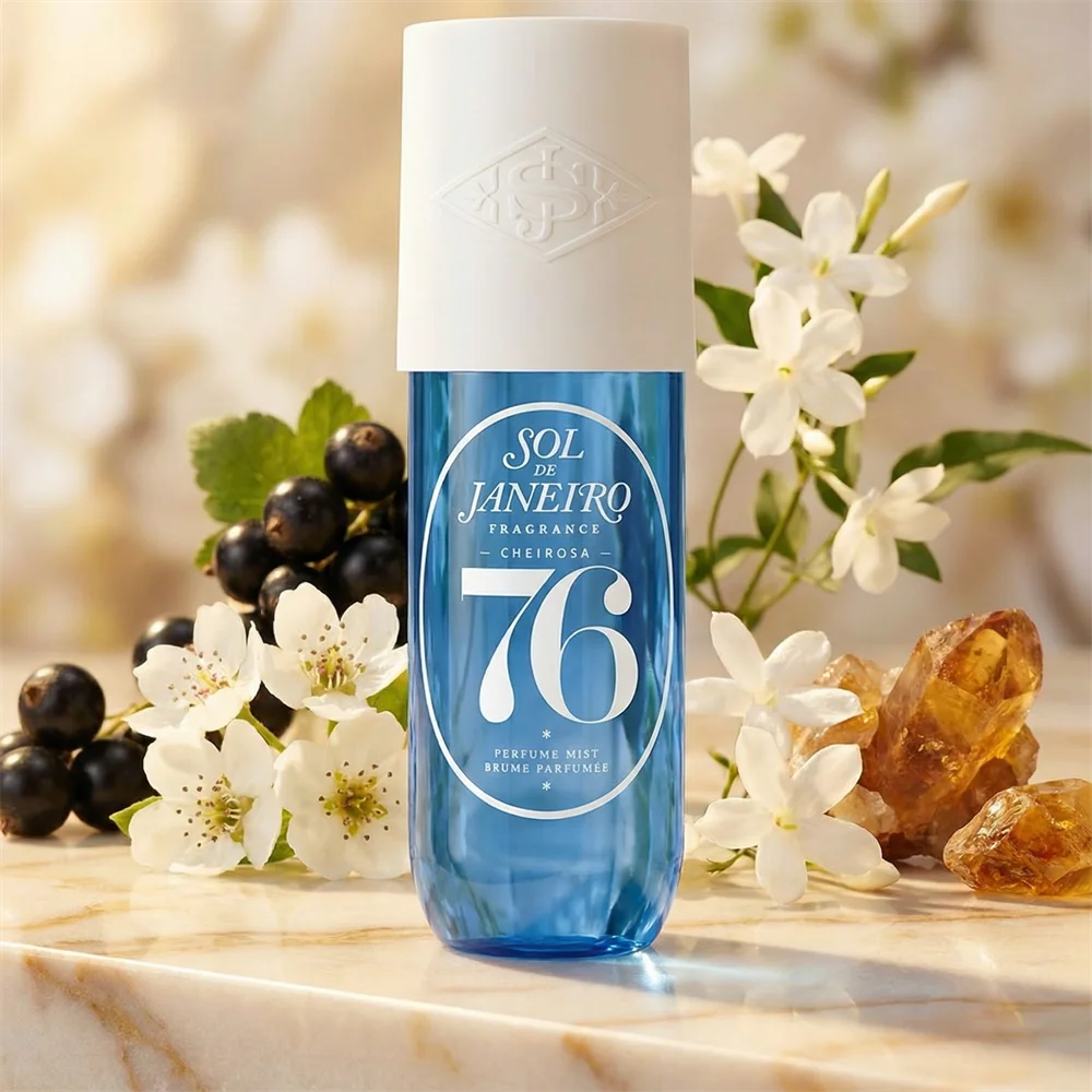 Sol De Janeiro 76 Perfume Mist Hair & Body Use with Long-Lasting Fragrance 90ml Travel-Ready Fragrance Jasmine Freesia Amber