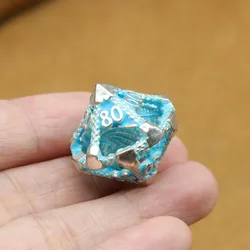 1PC Random Color Bulk Metal Dice DND D4 D6 D8 D10 D% D12 D20 Polyhedral Dice for D&D Pathfinder RPG Board Games