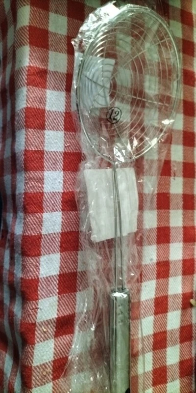 3 Size Set Stainless Steel Colander Household Noodle Dumpling Hot Pot Filter Screen Pearl Line Drain Large Fried Strainer photo review