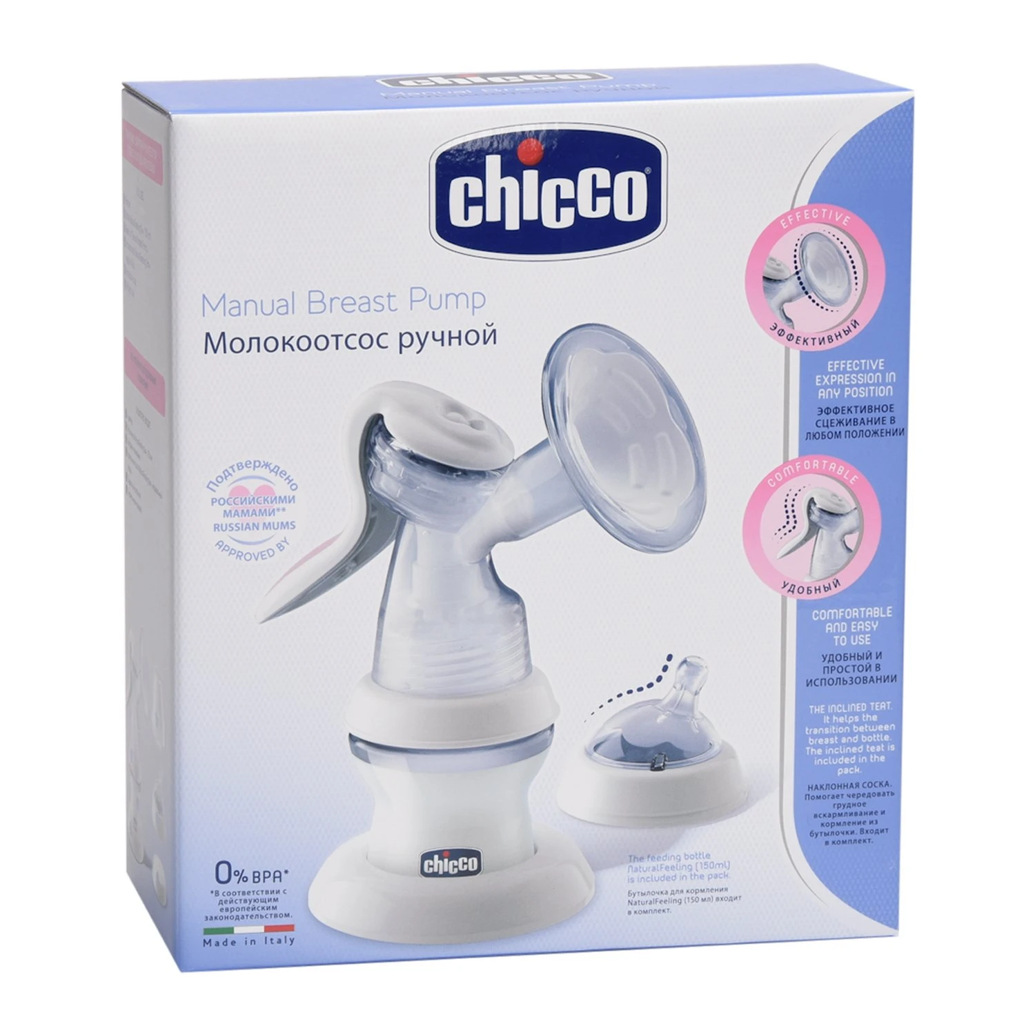 Extractor de leche manual Chicco con | - AliExpress