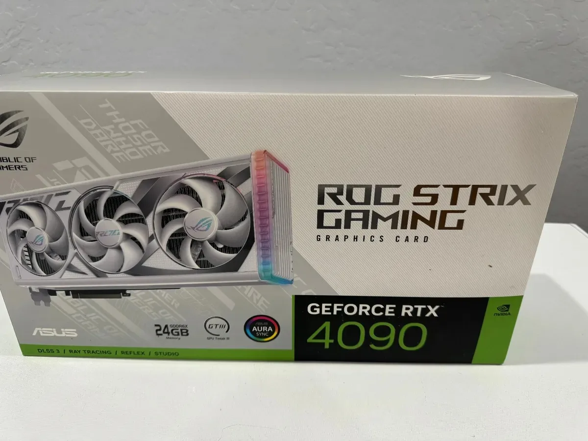 

Сейчас продавец DM! Видеокарта ASSUS R0G Strrix GForce RTX 4090, 24 Гб GDDR6X, белая версия