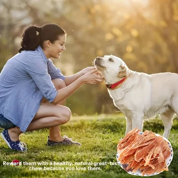 Chicken jerky, All Natural Ingredients, Dog Treats - Limited ingredients with pure goodness，Healthy, Easily Digestible, Dog Chew 2