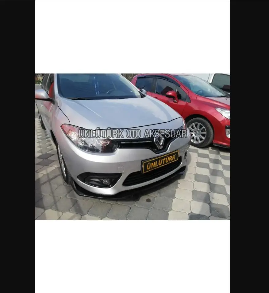 

Для Renault Fluence накладка на передний бампер губа + зеркальный бампер хромированный автомобильный диффузор для автостайлинга универсальный спойлер откидной сплиттер